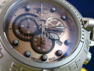 Invicta 0960 Subaqua IV Swiss Made Chrono Watch $1200+ Authorized 