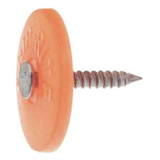   Plastic Round Cap Roofing Nails (1,636 Pack) GCB134 