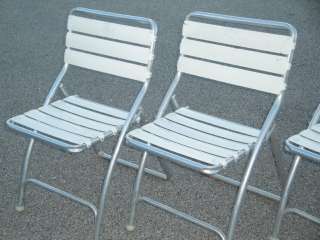 Vintage All Aluminum Folding Lawn Chairs  