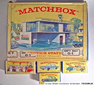 Matchbox Giftset G 1 Service Station Ersatz Set 1966  