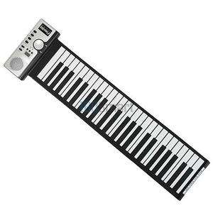   49 Key Digital Mid Keyboard Roll UP Silicone Portable Foldable  