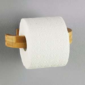 WC Rollenhalter Toilettenpapierhalter Bambus Neu  Küche 