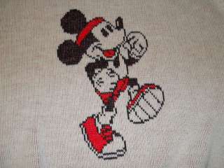 vintage MICKEY MOUSE JOGGING CLIFF ENGLE 80S SWEATER L  