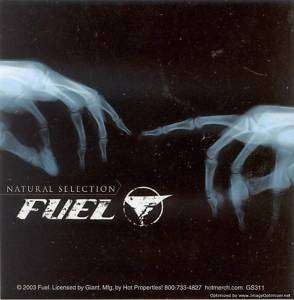 Fuel Collectible Band Sticker   New  