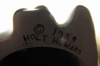 1958 VINTAGE HOWARD HOLT SALT & PEPPER SHAKERS CATS  