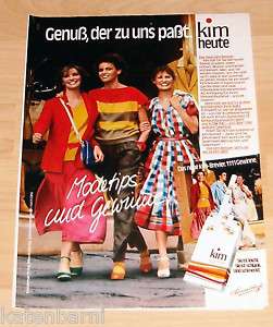 KIM Zigaretten Werbeanzeige von 1979  