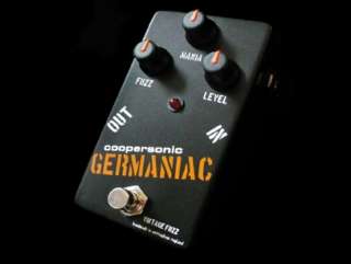 Coopersonic Germaniac Vintage Style Fuzz Guitar Pedal  
