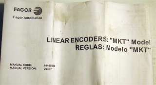 Fagor Linear Encoder MKT R NMTD  