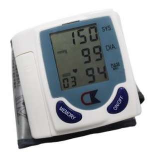 New Digital Wrist Blood Pressure Monitor Heart Beat Meter Tester Good 