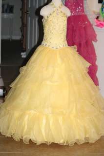   National Pageant Dress Girls Size 8 & 10 READY TO SHIP NOW  