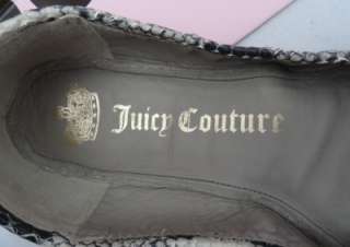 BN Juicy Couture Leather Snake Print Ballerina Flat UK3 EU36 US6 