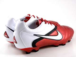 Nike Crt360 Libretto II FG White/Red/Black Soccer Futball Cleats Boots 
