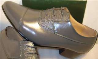 ITALO mens shoes gray color CUBAN HEEL US size 9.5 W  