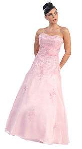   SWEETHEART NECKLINE LONG FORMAL DRESS WEDDING SPECIAL OCCASION PROM