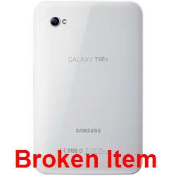 Samsung Galaxy Tab SPH P100 7in Sprint BROKEN   White 691479059806 