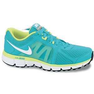 Nike Dual Fusion ST 2 Womens Running Shoes Pool Blue Lime All Size 