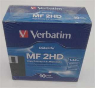 10 Disketten Verbatim 1,44 MB 3,5 Floppy 2HD MF *1141  