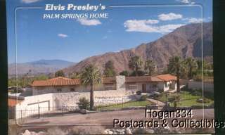 Elvis Presleys Palm Springs Home California Postcard  