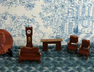 144 or N scale~ LIVING ROOM SET #7~Dollhouse miniature for Bespaq 