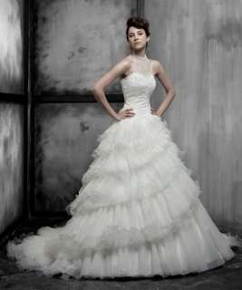 Bride Wedding Dress/ Bridesmaid/ Prom Gown Size*Custom High quality 