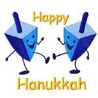 hanukkah dancing dreidels size 5 04 x 4 27 stitches 13723 colors 5 