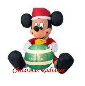 Gemmy 3.5ft Tall Airblown Inflatable Mickey Mouse with Ornament NEW 