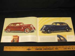 1937 Graham Supercharger Car Catalog Sales Brochure  