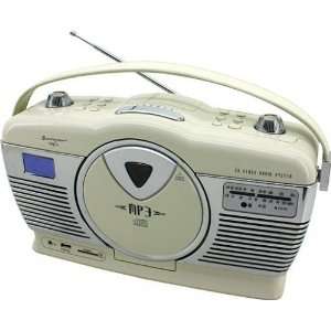 Soundmaster RCD1300B MW/UKW Kofferradio mit Vertikal CD Spieler im 