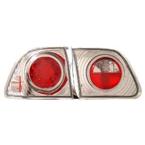 Anzo USA 221066 Honda Civic Chrome Tail Light Assembly   (Sold in 