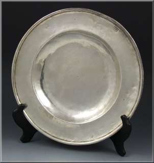 Wonderful 17th Century Spanish Colonial Silver Plate  