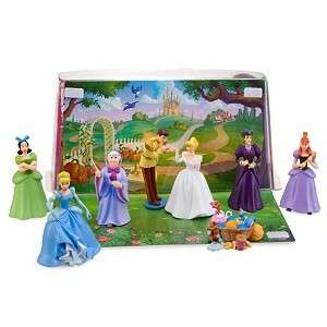 Disney Cinderella Figure Play Set    8 Pc. Toy New  