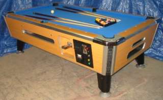 VALLEY COUGAR BLACK CAT BAR SIZE COMMERCIAL 7 COIN OP POOL TABLE 