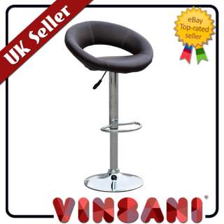 Eclipse Faux Leather Swivel Kitchen Bar / Breakfast Stool RED WHITE 