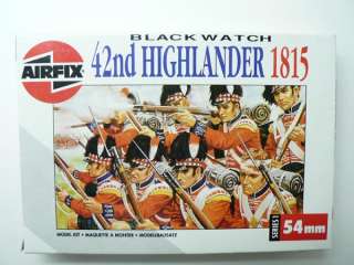  54mm BLACK WATCH 42nd HIGHLANDER 1815 MODELKIT