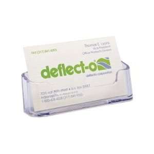  Deflect o Desktop Business Card Holder   Clear   DEF70501 