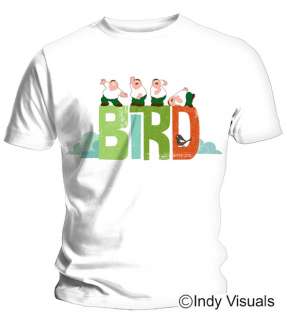 Family Guy Bird is the Word Peter Griffin Official T shirt  