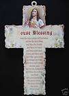 WOODEN CROSS WITH HOUSE BLESSING RELIGIOUS, CHRISTI