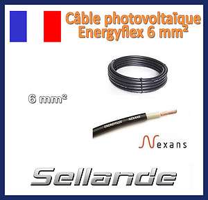   CABLE PANNEAU SOLAIRE PHOTOVOLTAIQUE ENERGYFLEX 6mm²
