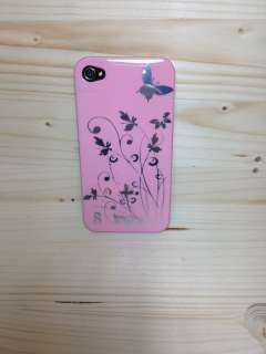 Cover,case,custodia Apple iPhone 4/4S Pink Flower no hello kitty 