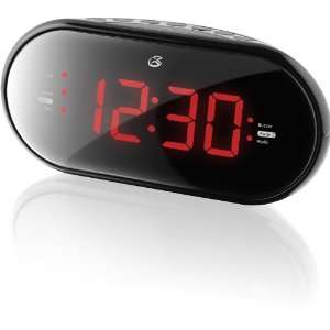  GPX C232B AM/FM Clock Radio with Dual Alarms   Black 