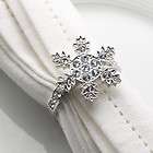 CHRISTMAS SHIMMERING XMAS TABLE SNOWFLAKE DIAMOND SILVE