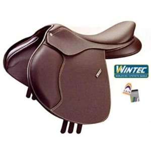 Wintec 500 Close Contact Saddle Flocked, 17  Sports 