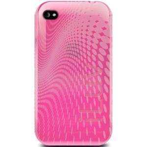  jWIN ICC726PNK WAVE TPU CASE FOR IPHONE 4   PINK 