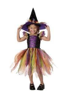 Glitter Witch for Girl  Cheap Witch Halloween Costume for Girls