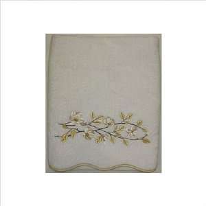  Avanti Premier Golden Leaves Bath Towel, White