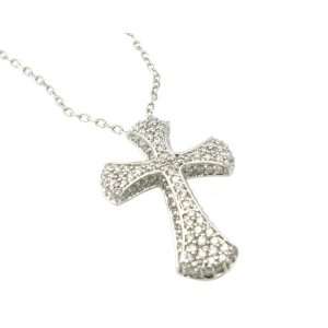   . Diamond Cross Necklace (H I, SI2 I1) Inc. Oro Alexander Jewelry