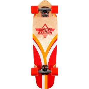  Dusters Flashback Red Flyers Complete Cruiser Skateboard 
