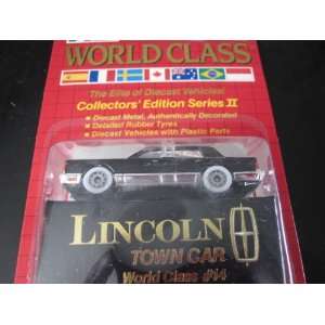 Lincoln Town Car (Black) Matchbox World Class Red Card Series #2 (1989 