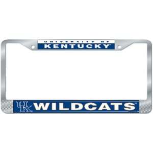  Kentucky Wildcats NCAA Chrome License Plate Frame