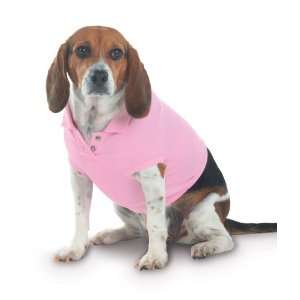  Puppy dog Golf Shirt Pink size Large